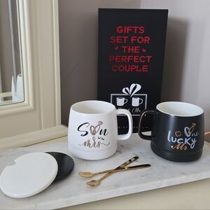 Soon To Be Mrs & One Lucky Mr Mug Set